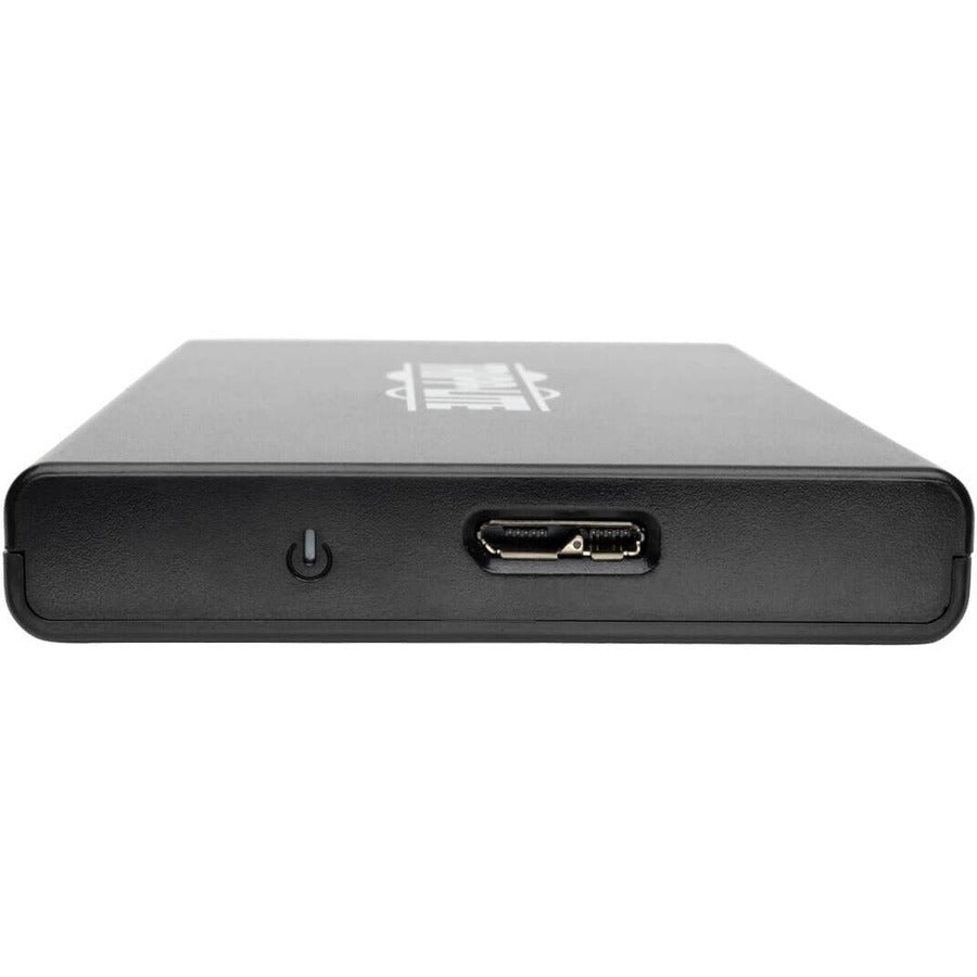 Tripp Lite U357-025-UASP Drive Enclosure - USB 3.0 Host Interface External - Black U357-025-UASP