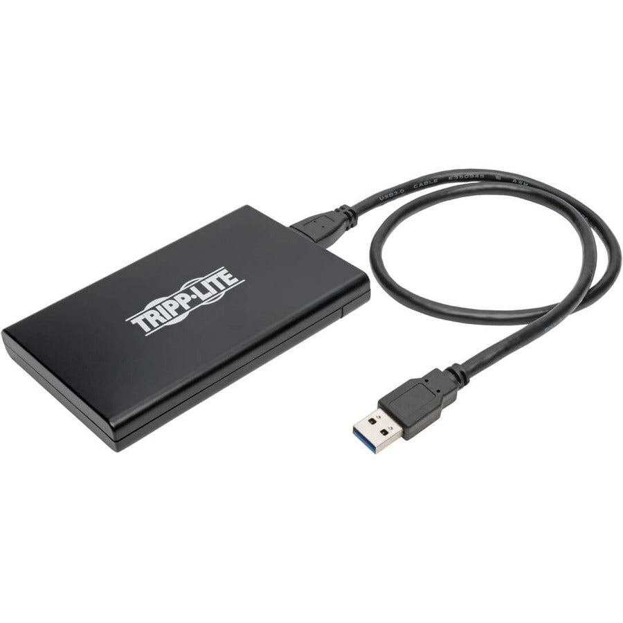 Tripp Lite U357-025-UASP Drive Enclosure - USB 3.0 Host Interface External - Black U357-025-UASP