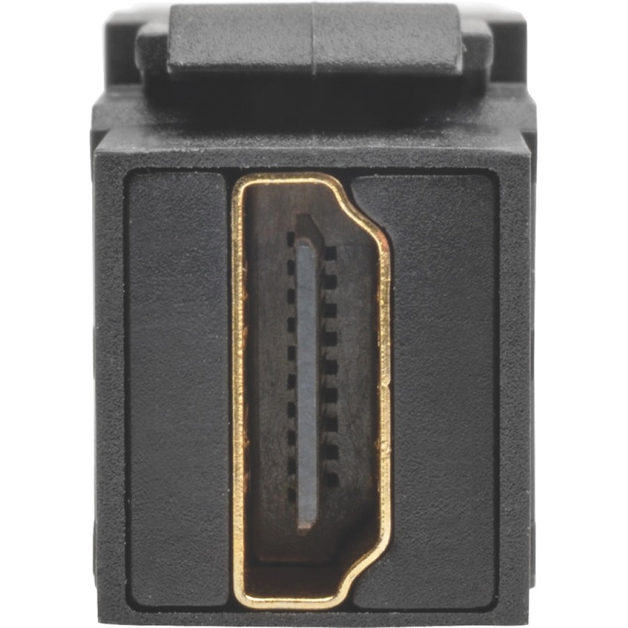 Tripp Lite HDMI Coupler Keystone Panel Mount Angled F/F Black P164-000-KPA-BK