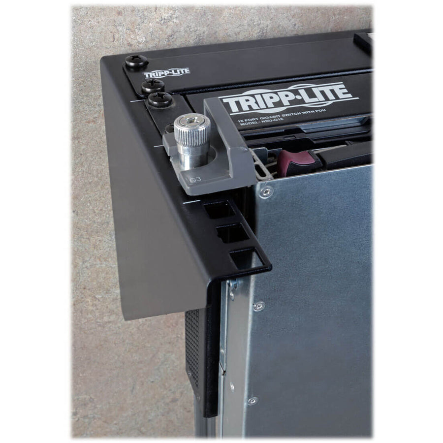 Tripp Lite SmartRack SRWALLBRKT4U Mounting Bracket for Server, Network Switch, UPS - Black SRWALLBRKT4U