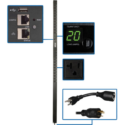 Tripp Lite PDUMNV20LX 1.9kW Single-Phase Monitored PDU PDUMNV20LX