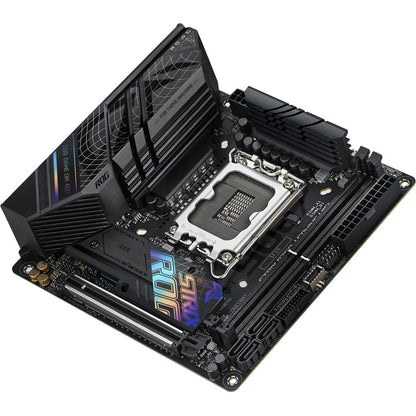 Asus ROG Strix B760-I GAMING WIFI Gaming Desktop Motherboard - Intel B760 Chipset - Socket LGA-1700 - Mini ITX ROGSTRIXB760-IGAMINGWIFI