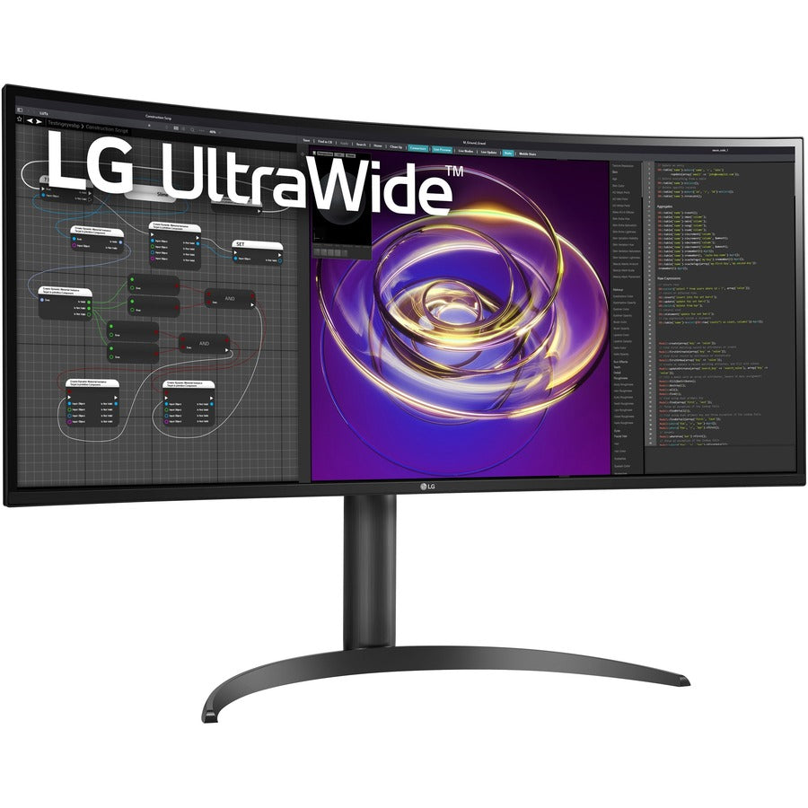 LG Ultrawide 34WP85CN-B 34" WQHD Curved Screen LCD Monitor - 21:9 34WP85CN-B