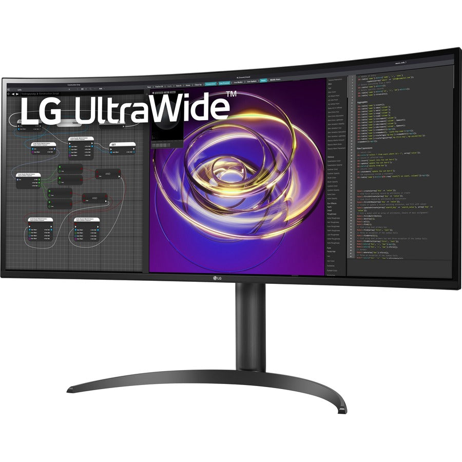 LG Ultrawide 34WP85CN-B 34" WQHD Curved Screen LCD Monitor - 21:9 34WP85CN-B