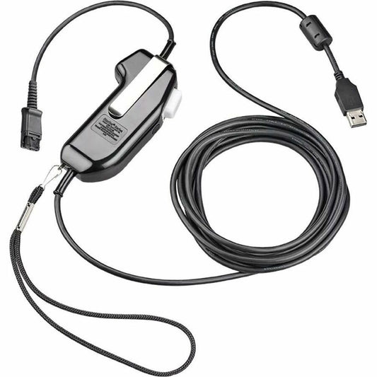 Poly SHS 2626-13 USB-PTT Secure Voice Monaural no Serial no PTT Momentary TAA 8K7N0AA#AC3