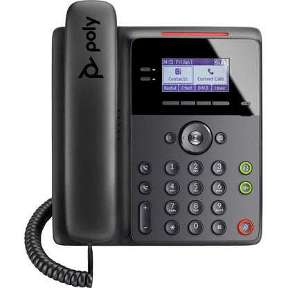 Poly Edge B10 IP Phone - Corded - Corded - Wall Mountable, Desktop - Black 84C19AA#ABA