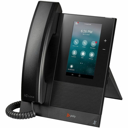 Poly CCX 400 IP Phone - Corded - Corded - Wall Mountable, Desktop - Black 84C14AA#ABA