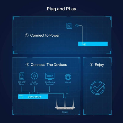 TP-Link 5-Port 2.5G Desktop Switch TL-SG105-M2