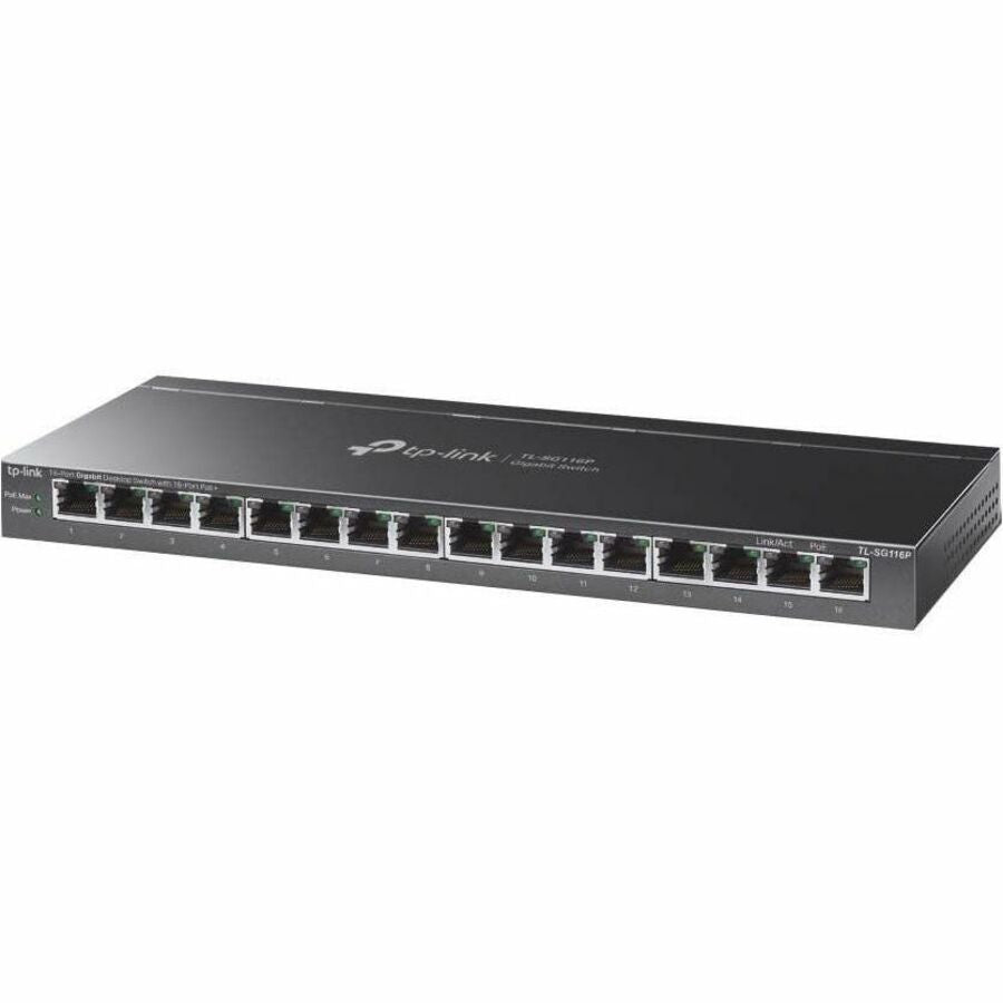 TP-Link 16-Port Gigabit Desktop Switch with 16-Port PoE+ TL-SG116P