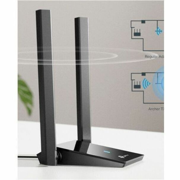 TP-Link Archer TX20U Plus AX1800 IEEE 802.11 a/b/g/n/ac/ax Dual Band Wi-Fi Adapter for Desktop Computer ARCHER TX20U