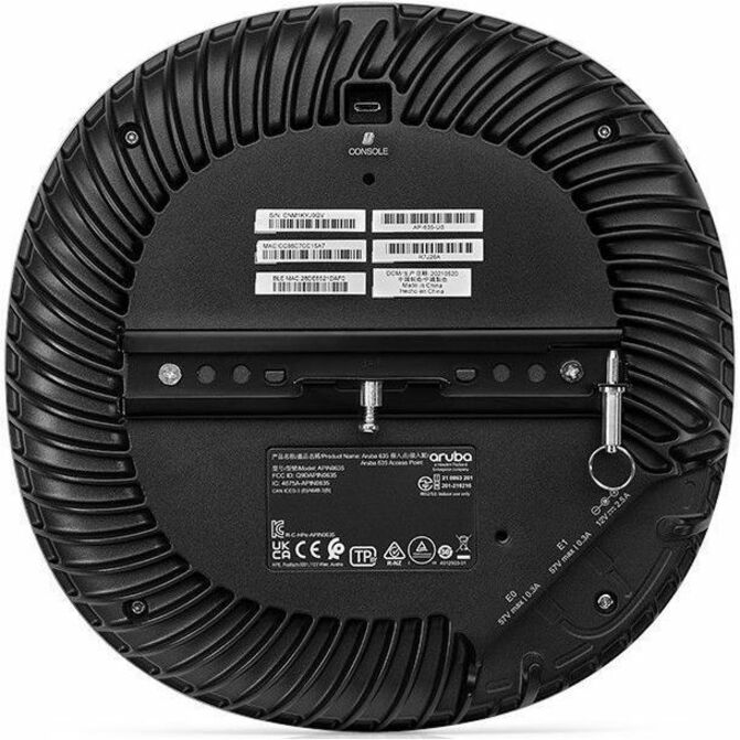 Point d'accès sans fil tribande IEEE 802.11 a/b/g/n/ac/ax 3,90 Gbit/s Aruba AP-634 - Intérieur S1G49A