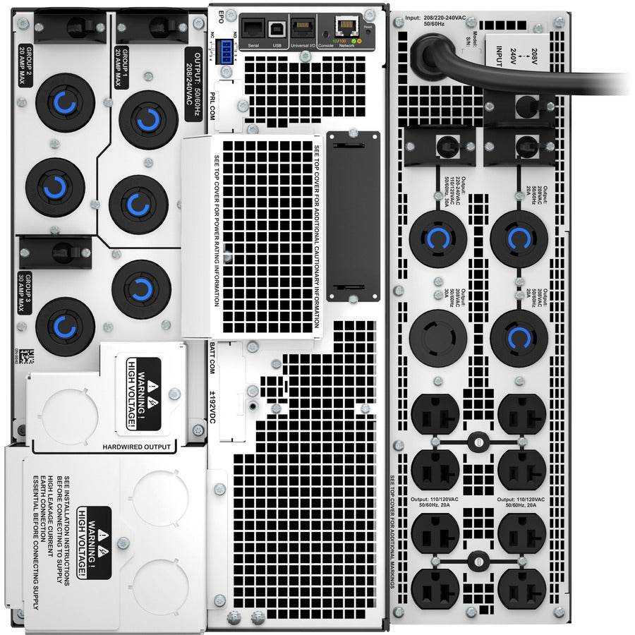 APC by Schneider Electric Smart-UPS SRT 8000VA with 208/240V to 120V Step-Down Transformer SRT8KXLT-5KTF