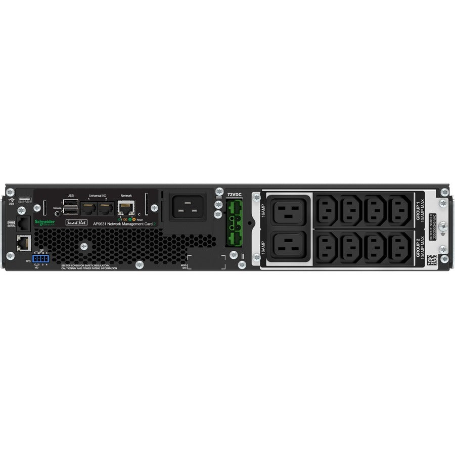 APC by Schneider Electric Smart-UPS 2200VA Rack-mountable UPS SRT2200RMXLI-NC