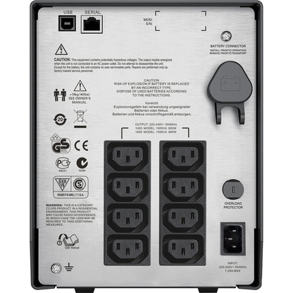 APC by Schneider Electric Smart-UPS C 1500VA LCD 230V SMC1500I