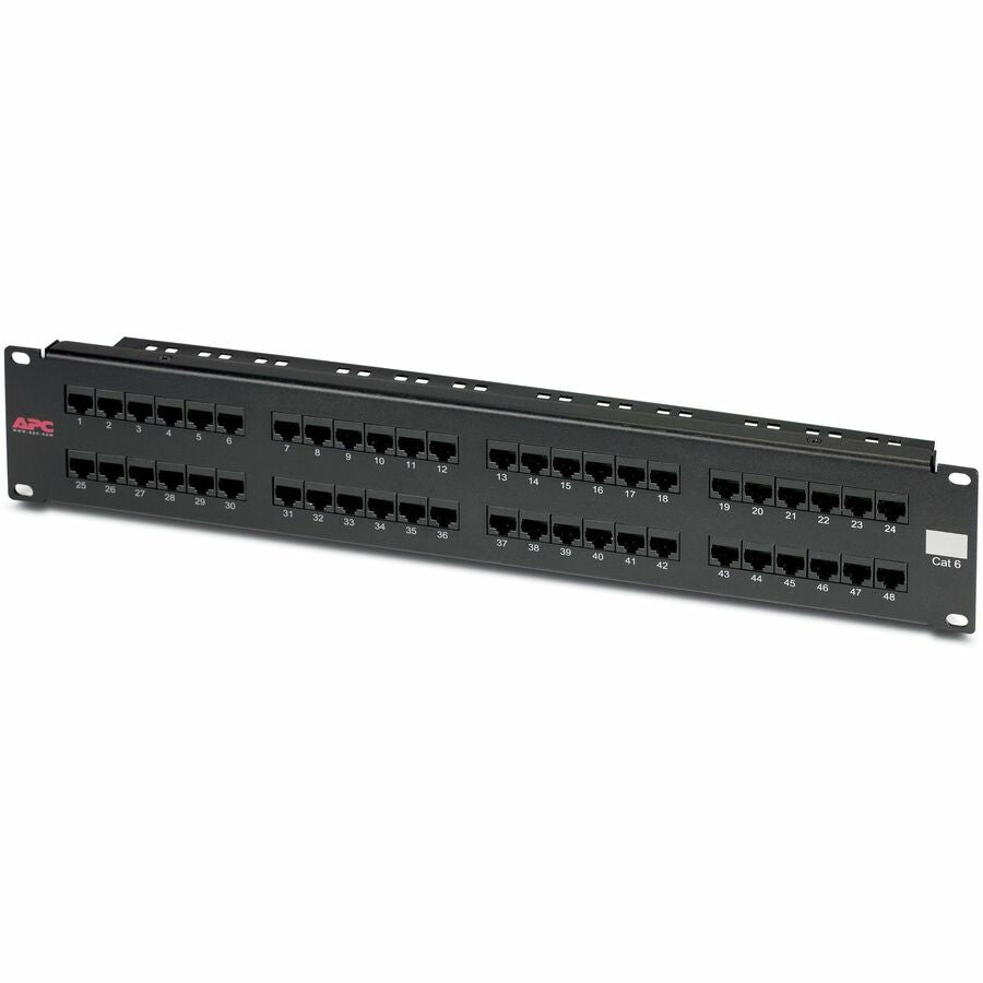 APC 48 Port Cat6 Network Patch Panel CAT6PNL-48