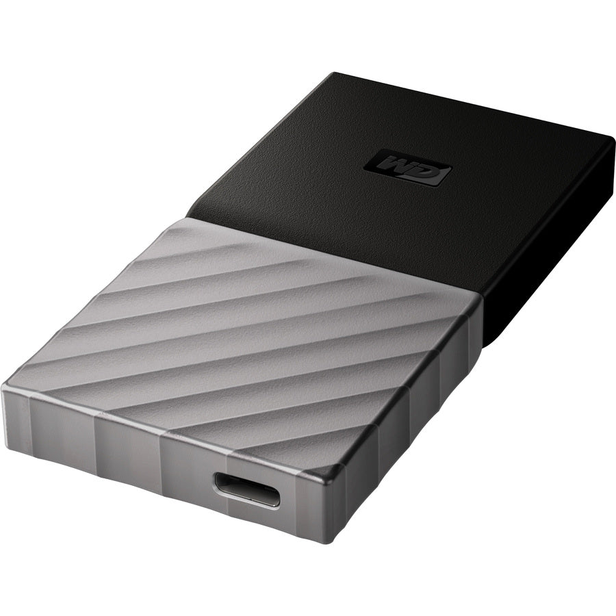 WD My Passport WDBKVX5120PSL-WESN 512 GB Portable Solid State Drive - 2.5" External - Black, Metallic Gray WDBKVX5120PSL-WESN