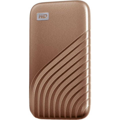 WD My Passport WDBAGF0020BGD-WESN 2 TB Portable Solid State Drive - External - Gold WDBAGF0020BGD-WESN