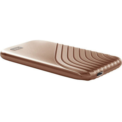 WD My Passport WDBAGF0020BGD-WESN 2 TB Portable Solid State Drive - External - Gold WDBAGF0020BGD-WESN