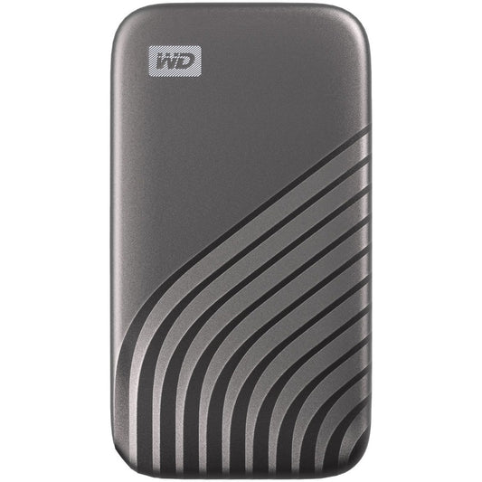 WD My Passport WDBAGF0040BGY-WESN 4 TB Portable Solid State Drive - External - Gray WDBAGF0040BGY-WESN