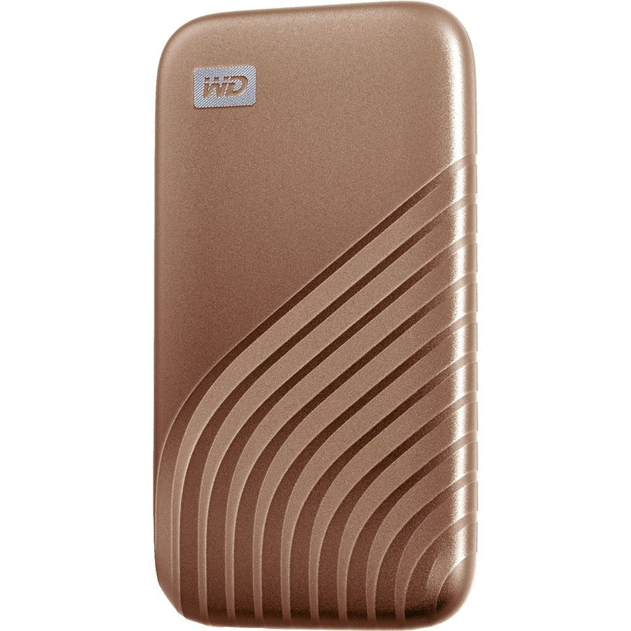 WD My Passport WDBAGF0010BGD-WESN 1 TB Portable Solid State Drive - External - Gold WDBAGF0010BGD-WESN