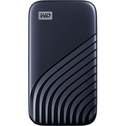 WD My Passport WDBAGF0020BBL-WESN 2 TB Portable Solid State Drive - External - Midnight Blue WDBAGF0020BBL-WESN