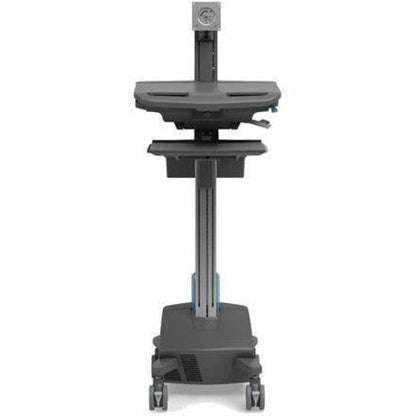 Ergotron StyleView Cart with LCD Pivot, LiFe Powered, US/CA/MX (Dark Grey) SV42-8302-1