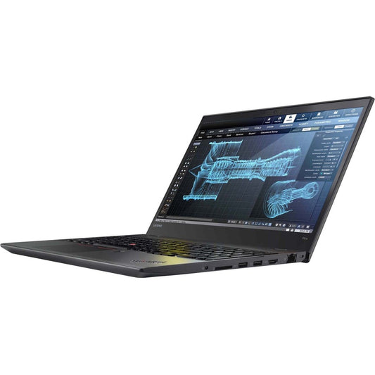 Lenovo ThinkPad P51s 20JY0004US 15.6" Mobile Workstation Ultrabook - 1920 x 1080 - Intel Core i7 6th Gen i7-6500U Dual-core (2 Core) 2.50 GHz - 16 GB Total RAM - 512 GB SSD - Black 20JY0004US