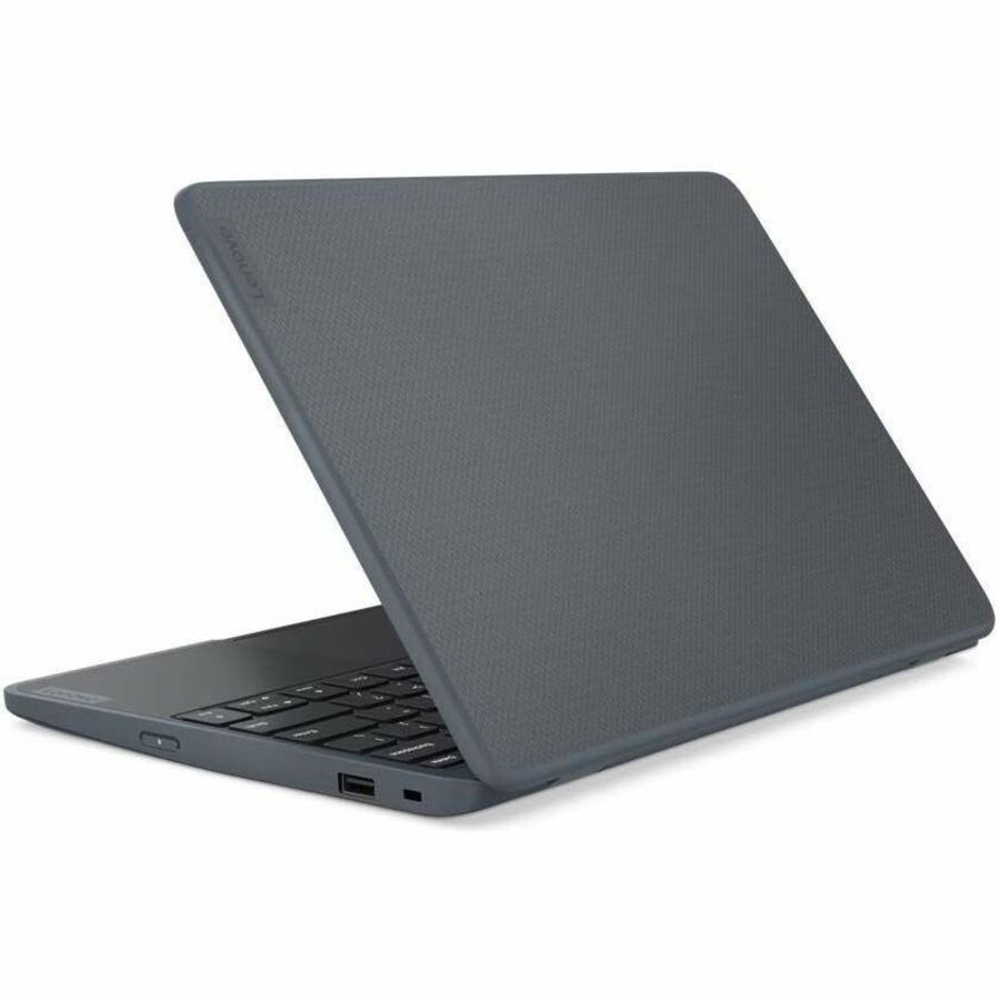 Lenovo 100 82VK0005US 11.6" Notebook - HD - 1366 x 768 - Intel N100 Quad-core (4 Core) 800 MHz - 4 GB Total RAM - 4 GB On-board Memory - 128 GB SSD - Slate Gray 82VK0005US