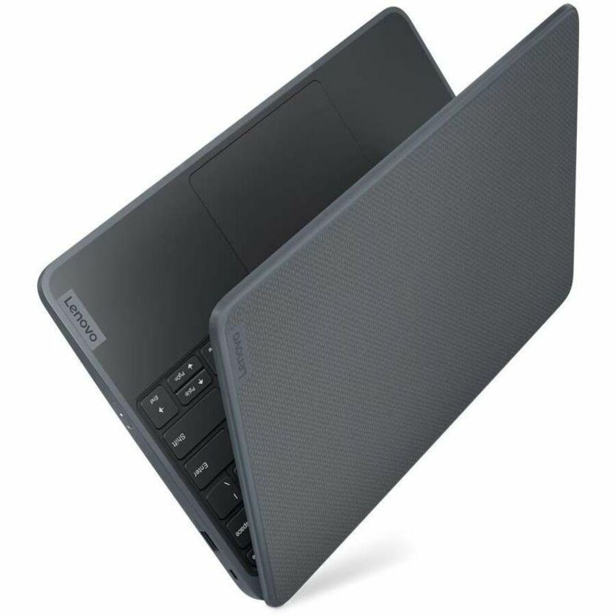 Lenovo 100 82VK0005US 11.6" Notebook - HD - 1366 x 768 - Intel N100 Quad-core (4 Core) 800 MHz - 4 GB Total RAM - 4 GB On-board Memory - 128 GB SSD - Slate Gray 82VK0005US