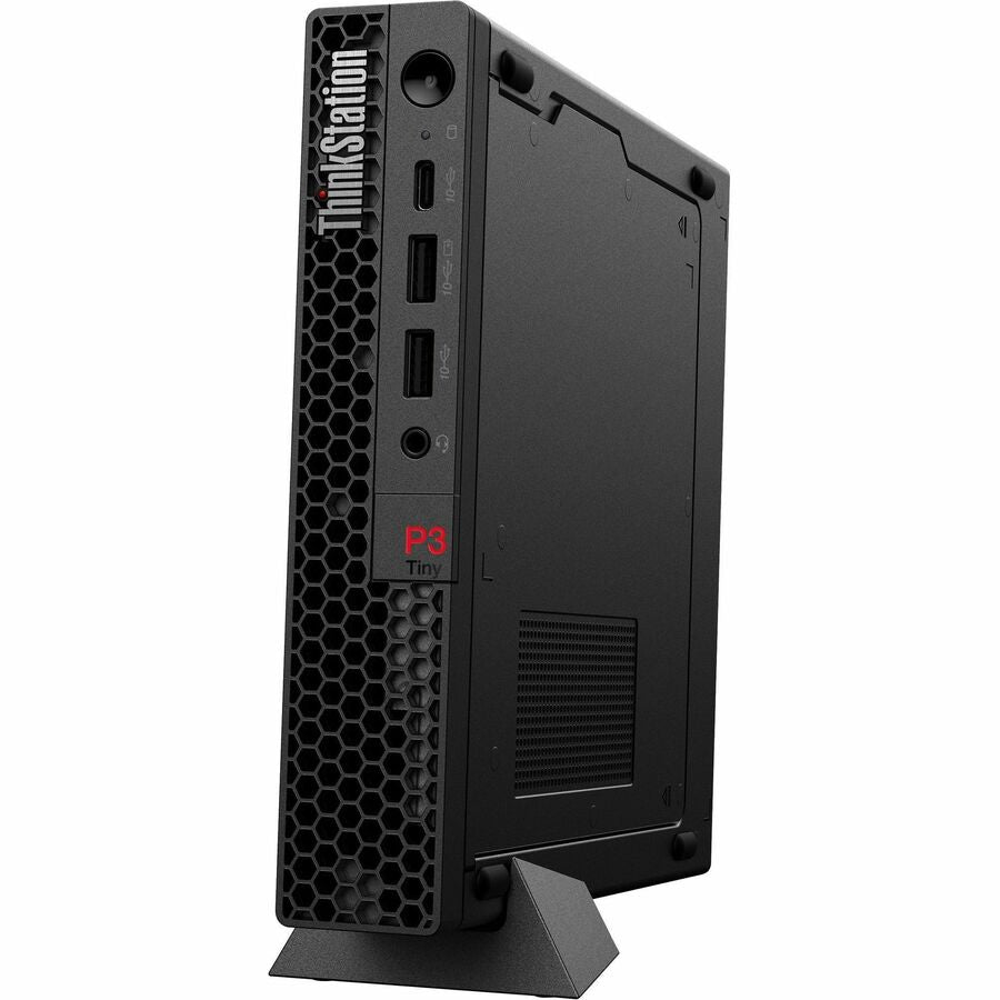 Lenovo ThinkStation P3 30H00012US Workstation - 1 x Intel Core i5 Tetradeca-core (14 Core) i5-13500T 13th Gen 1.60 GHz - 16 GB DDR5 SDRAM RAM - 512 GB SSD - Tiny - Black 30H00012US