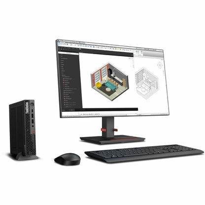 Lenovo ThinkStation P3 30H00012US Workstation - 1 x Intel Core i5 Tetradeca-core (14 Core) i5-13500T 13th Gen 1.60 GHz - 16 GB DDR5 SDRAM RAM - 512 GB SSD - Tiny - Black 30H00012US