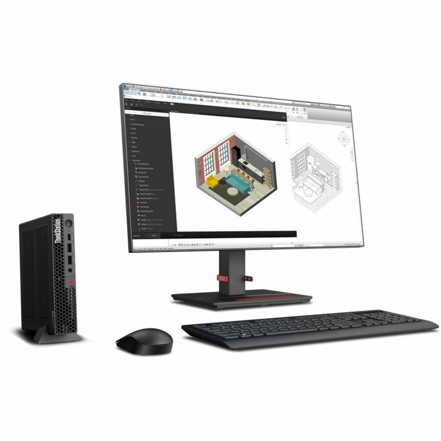 Lenovo ThinkStation P3 30H00012CA Workstation - 1 x Intel Core i5 Tetradeca-core (14 Core) i5-13500T 13th Gen 1.60 GHz - 16 GB DDR5 SDRAM RAM - 512 GB SSD - Tiny - Black 30H00012CA