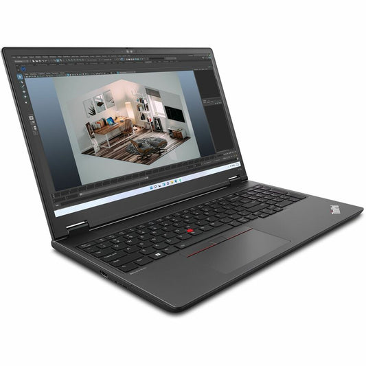 Lenovo ThinkPad P16v Gen 1 21FE0026US 16" Mobile Workstation - WQUXGA - 3840 x 2400 - AMD Ryzen 7 PRO 7840HS Octa-core (8 Core) 3.80 GHz - 32 GB Total RAM - 1 TB SSD - Thunder Black 21FE0026US