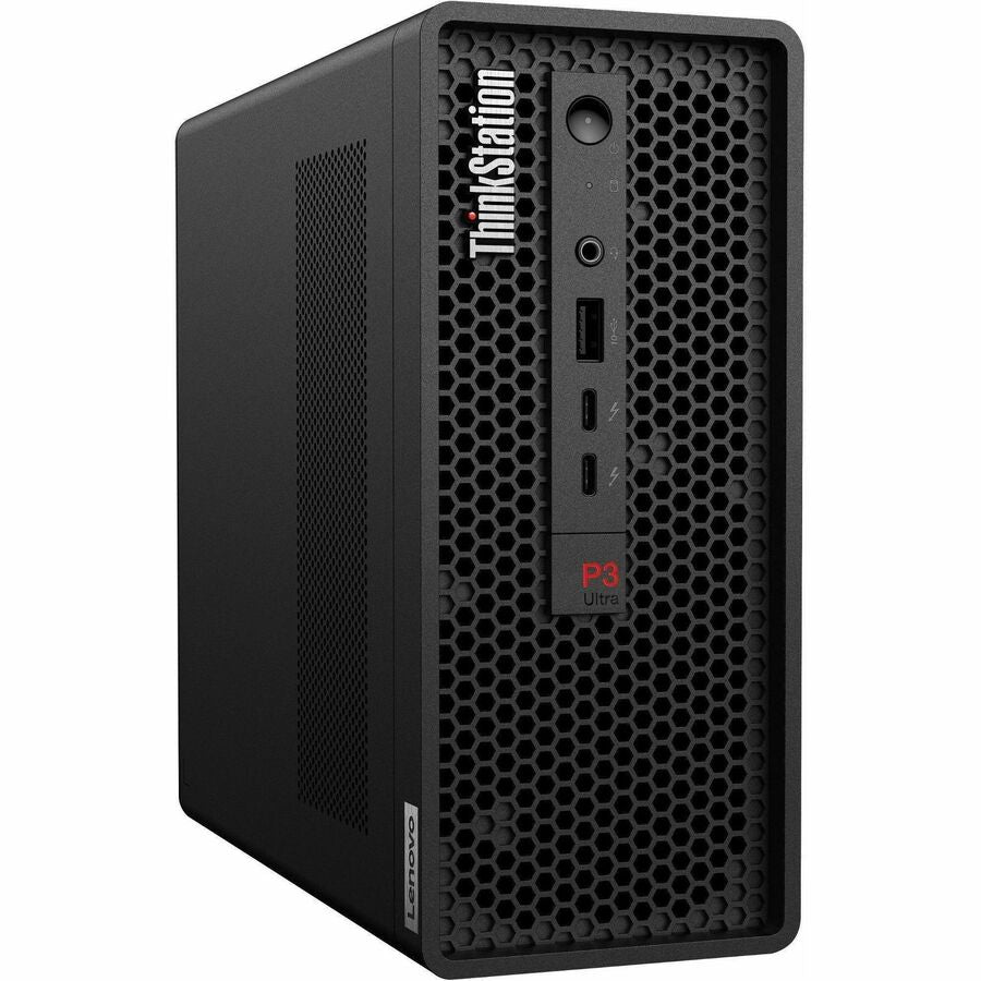 Lenovo ThinkStation P3 30HA001JUS Workstation - Intel Core i7 Hexadeca-core (16 Core) i7-13700K 13th Gen 3.40 GHz - 16 GB DDR5 SDRAM RAM - 512 GB SSD - Mini-tower 30HA001JUS