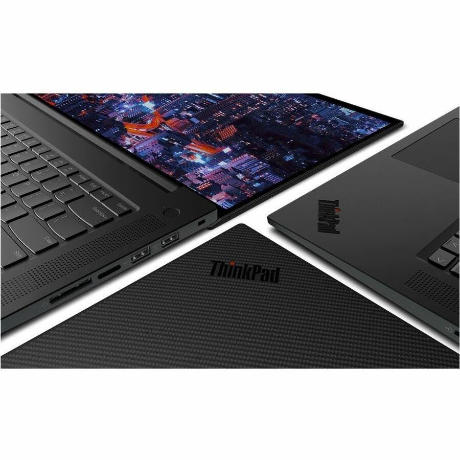 Lenovo ThinkPad P1 Gen 6 21FV001QCA 16" Touchscreen Mobile Workstation - WQUXGA - 3840 x 2400 - Intel Core i9 13th Gen i9-13900H Tetradeca-core (14 Core) 2.60 GHz - 32 GB Total RAM - 1 TB SSD - Black Weave 21FV001QCA