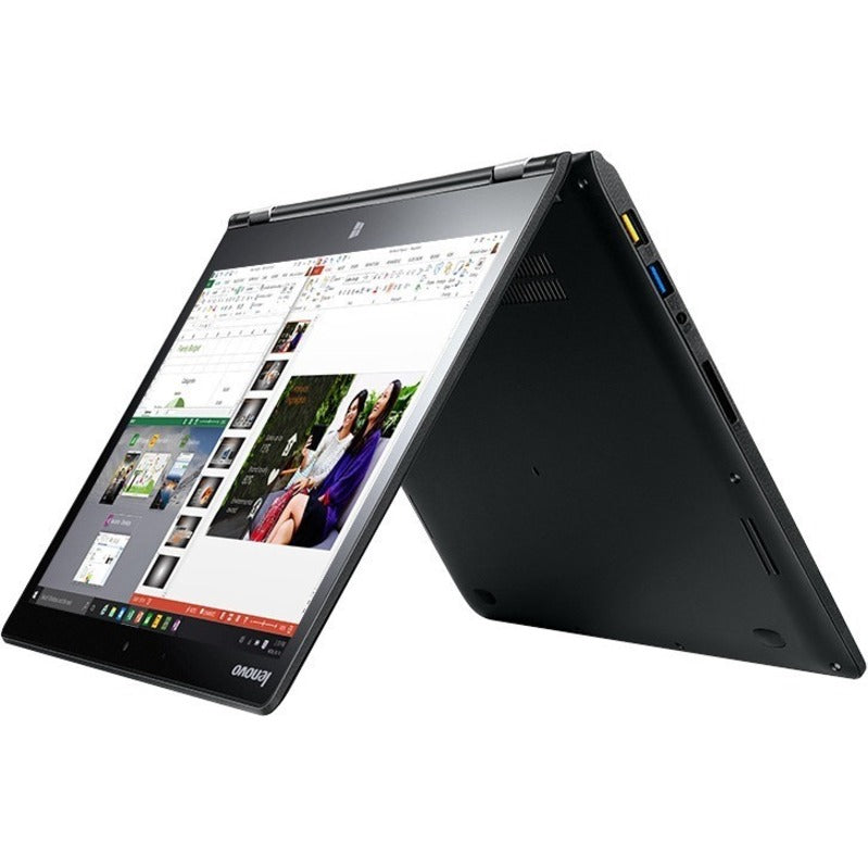 Lenovo Yoga 700-14ISK 80QD005PCF 14" 2 in 1 Notebook - 1920 x 1080 - Intel Core i7 6th Gen i7-6500U Dual-core (2 Core) 2.50 GHz - 8 GB Total RAM - 256 GB SSD - Black 80QD005PCF