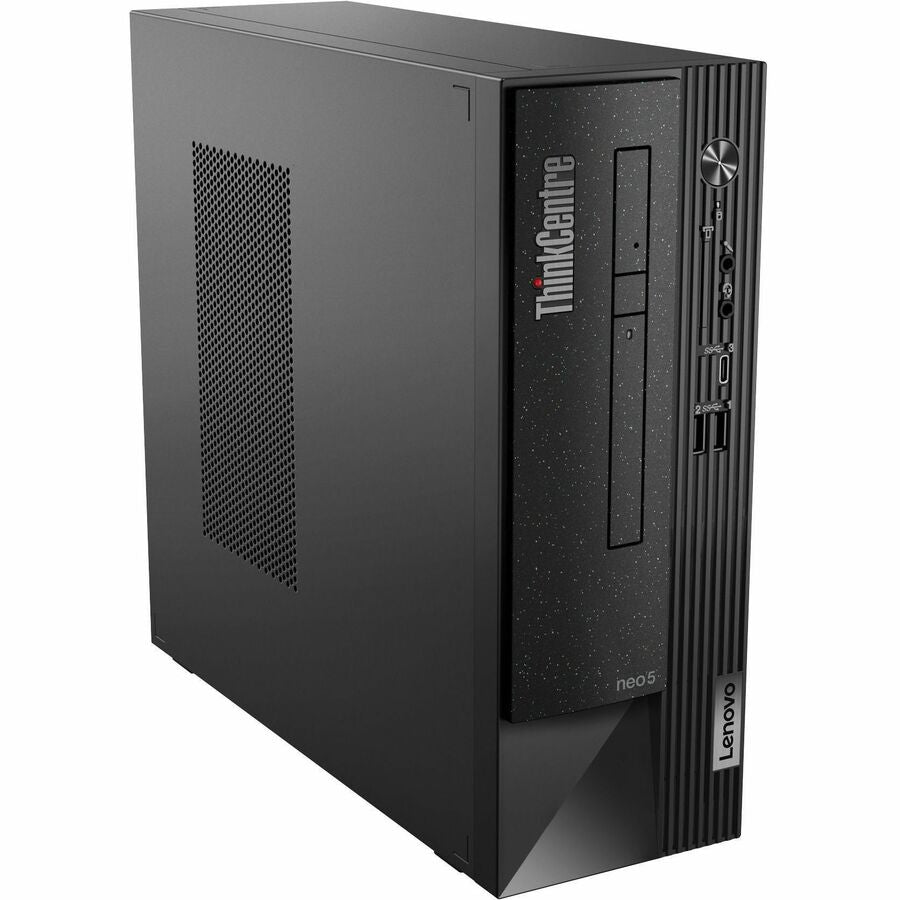 Lenovo ThinkCentre neo 50s Gen 4 12JF0006CA Desktop Computer - Intel Core i7 13th Gen i7-13700 Hexadeca-core (16 Core) 2.10 GHz - 16 GB RAM DDR4 SDRAM - 256 GB M.2 PCI Express NVMe 4.0 x4 SSD - Small Form Factor - Black 12JF0006CA