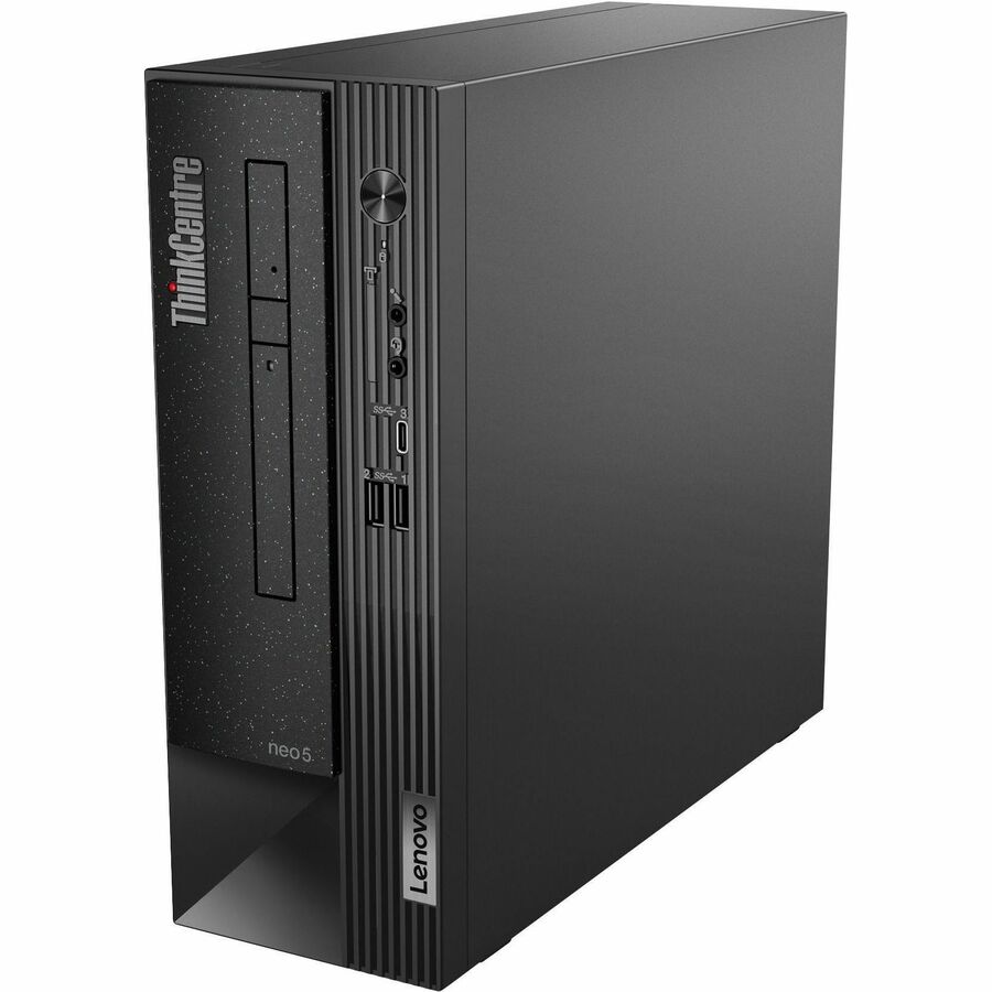 Lenovo ThinkCentre neo 50s Gen 4 12JF0006CA Desktop Computer - Intel Core i7 13th Gen i7-13700 Hexadeca-core (16 Core) 2.10 GHz - 16 GB RAM DDR4 SDRAM - 256 GB M.2 PCI Express NVMe 4.0 x4 SSD - Small Form Factor - Black 12JF0006CA