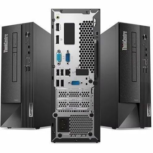 Lenovo ThinkCentre neo 50s Gen 4 12JF0006CA Desktop Computer - Intel Core i7 13th Gen i7-13700 Hexadeca-core (16 Core) 2.10 GHz - 16 GB RAM DDR4 SDRAM - 256 GB M.2 PCI Express NVMe 4.0 x4 SSD - Small Form Factor - Black 12JF0006CA