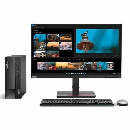 Lenovo ThinkCentre neo 50s Gen 4 12JF0006CA Desktop Computer - Intel Core i7 13th Gen i7-13700 Hexadeca-core (16 Core) 2.10 GHz - 16 GB RAM DDR4 SDRAM - 256 GB M.2 PCI Express NVMe 4.0 x4 SSD - Small Form Factor - Black 12JF0006CA