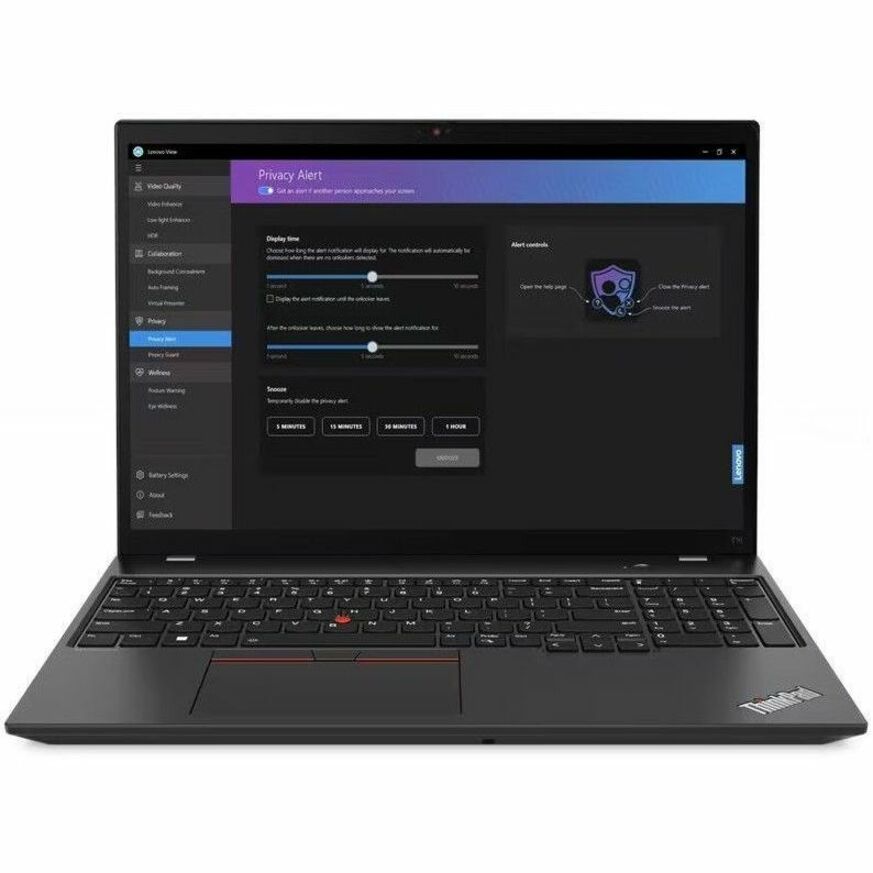 Lenovo ThinkPad T16 Gen 2 21HH001HCA 16" Notebook - WUXGA - 1920 x 1200 - Intel Core i5 13th Gen i5-1345U Deca-core (10 Core) - 16 GB Total RAM - 16 GB On-board Memory - 256 GB SSD - Thunder Black 21HH001HCA