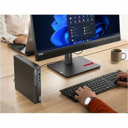 Lenovo ThinkCentre neo 50q Gen 4 12LN0069CA Desktop Computer - Intel Core i5 13th Gen i5-13420H Octa-core (8 Core) 2.10 GHz - 8 GB RAM DDR4 SDRAM - 512 GB M.2 PCI Express NVMe 4.0 x4 SSD - Tiny - Black 12LN0069CA