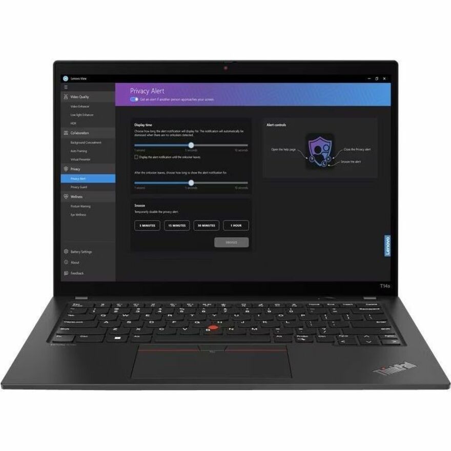 Lenovo ThinkPad T14s Gen 4 21F6008WUS 14" Touchscreen Notebook - WUXGA - 1920 x 1200 - Intel Core i5 13th Gen i5-1345U Deca-core (10 Core) 1.60 GHz - 16 GB Total RAM - 16 GB On-board Memory - 256 GB SSD - Deep Black 21F6008WUS