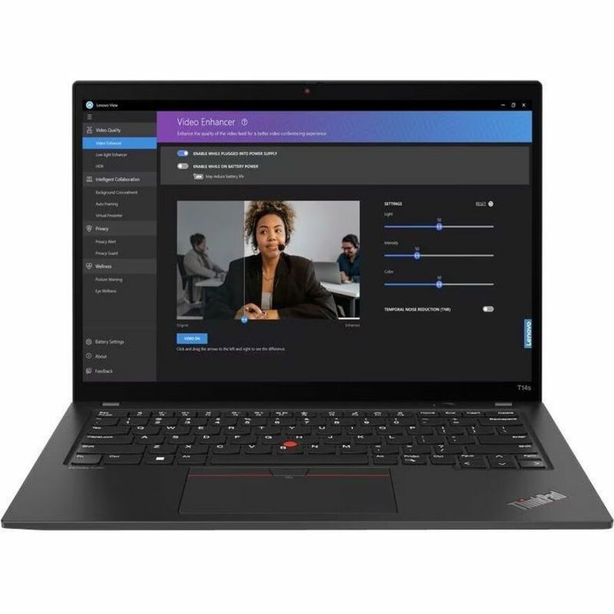 Lenovo ThinkPad T14s Gen 4 21F6008WUS 14" Touchscreen Notebook - WUXGA - 1920 x 1200 - Intel Core i5 13th Gen i5-1345U Deca-core (10 Core) 1.60 GHz - 16 GB Total RAM - 16 GB On-board Memory - 256 GB SSD - Deep Black 21F6008WUS