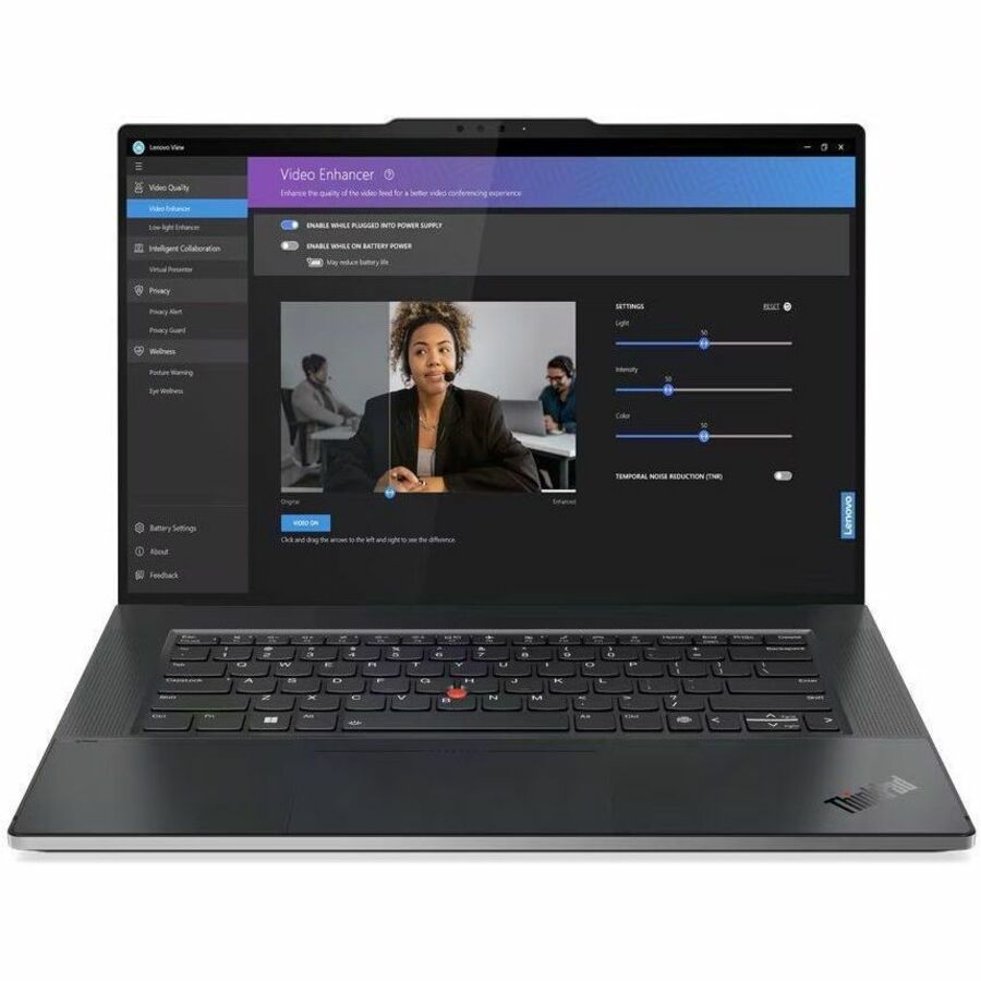 Lenovo ThinkPad Z16 Gen 2 21JX002NCA 16" Touchscreen Notebook - WUXGA - 1920 x 1200 - AMD Ryzen 7 PRO 7840HS Octa-core (8 Core) 3.80 GHz - 32 GB Total RAM - 32 GB On-board Memory - 1 TB SSD - Arctic Gray, Black 21JX002NCA