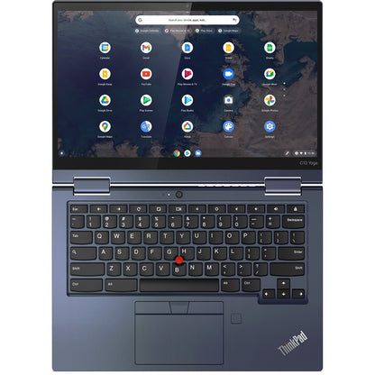 Lenovo ThinkPad C13 Yoga Gen 1 20UX001PUS 13.3" Touchscreen Convertible 2 in 1 Chromebook - Full HD - 1920 x 1080 - AMD 3150C Dual-core (2 Core) 2.40 GHz - 4 GB Total RAM - 32 GB Flash Memory - Abyss Blue 20UX001PUS