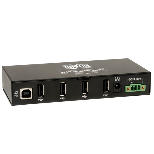 Tripp Lite by Eaton 4-Port Industrial USB 2.0 Hub with 15kV ESD Immunity U223-004-IND