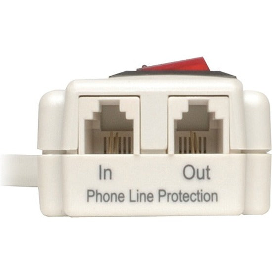 Tripp Lite TLP604TEL Protect It! 6-Outlet Surge Protector (Telephone & DSL Protection, 4ft Cord) TLP604TEL