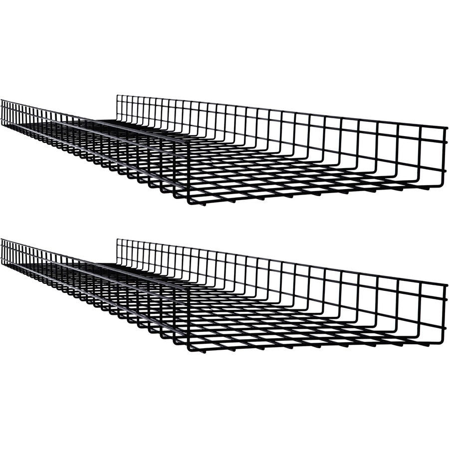 Tripp Lite by Eaton Wire Mesh Cable Tray - 450 x 100 x 1500 mm (18 in. x 4 in. x 5 ft.) 2-Pack SRWB18410X2STR