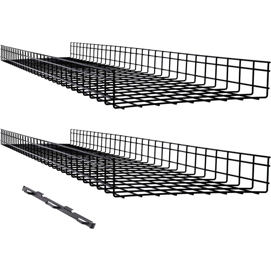 Tripp Lite by Eaton Wire Mesh Cable Tray - 450 x 100 x 1500 mm (18 in. x 4 in. x 5 ft.) 2-Pack SRWB18410X2STR